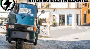 Ape Car, entusiasmante ritorno elettrico: è perfettamente uguale e ha un’ autonomia paurosa