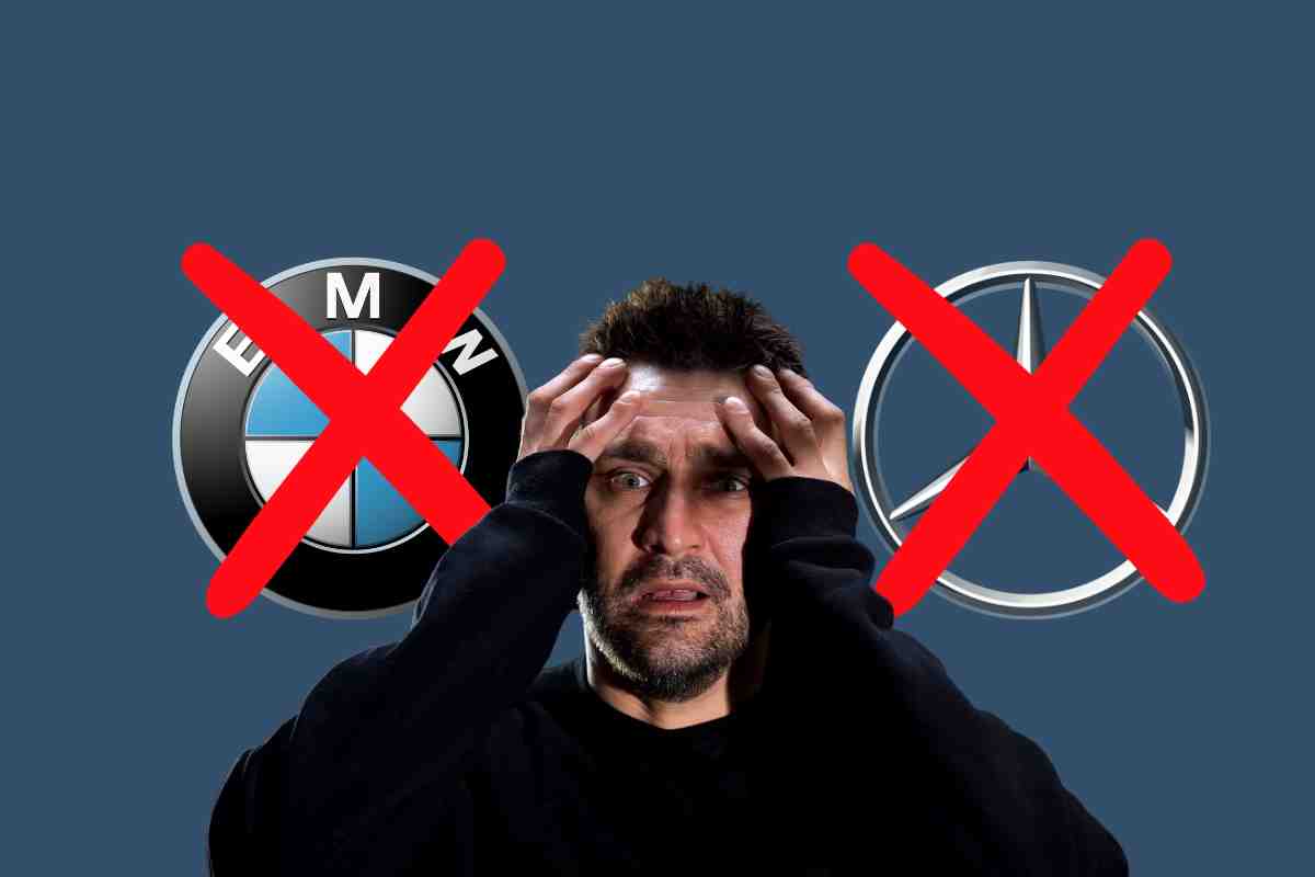 Bmw e Mercedes cancellate