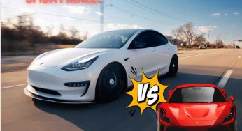 Finalmente c’è la sfida del secolo: Ferrari contro Tesla, ecco com’è andata a finire (VIDEO)