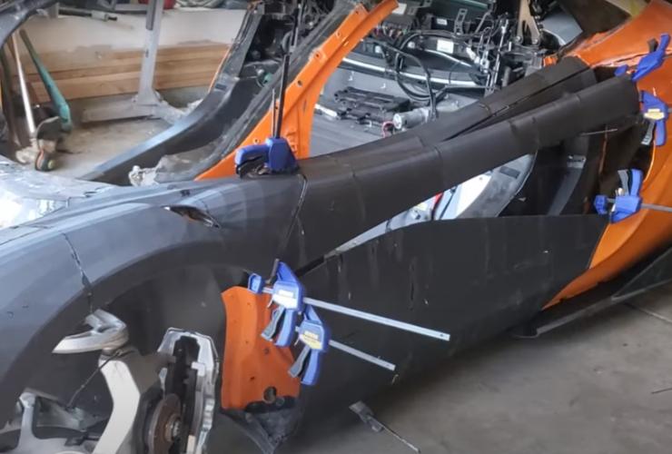 La McLaren distrutta rinasce grazie alla stampante 3D