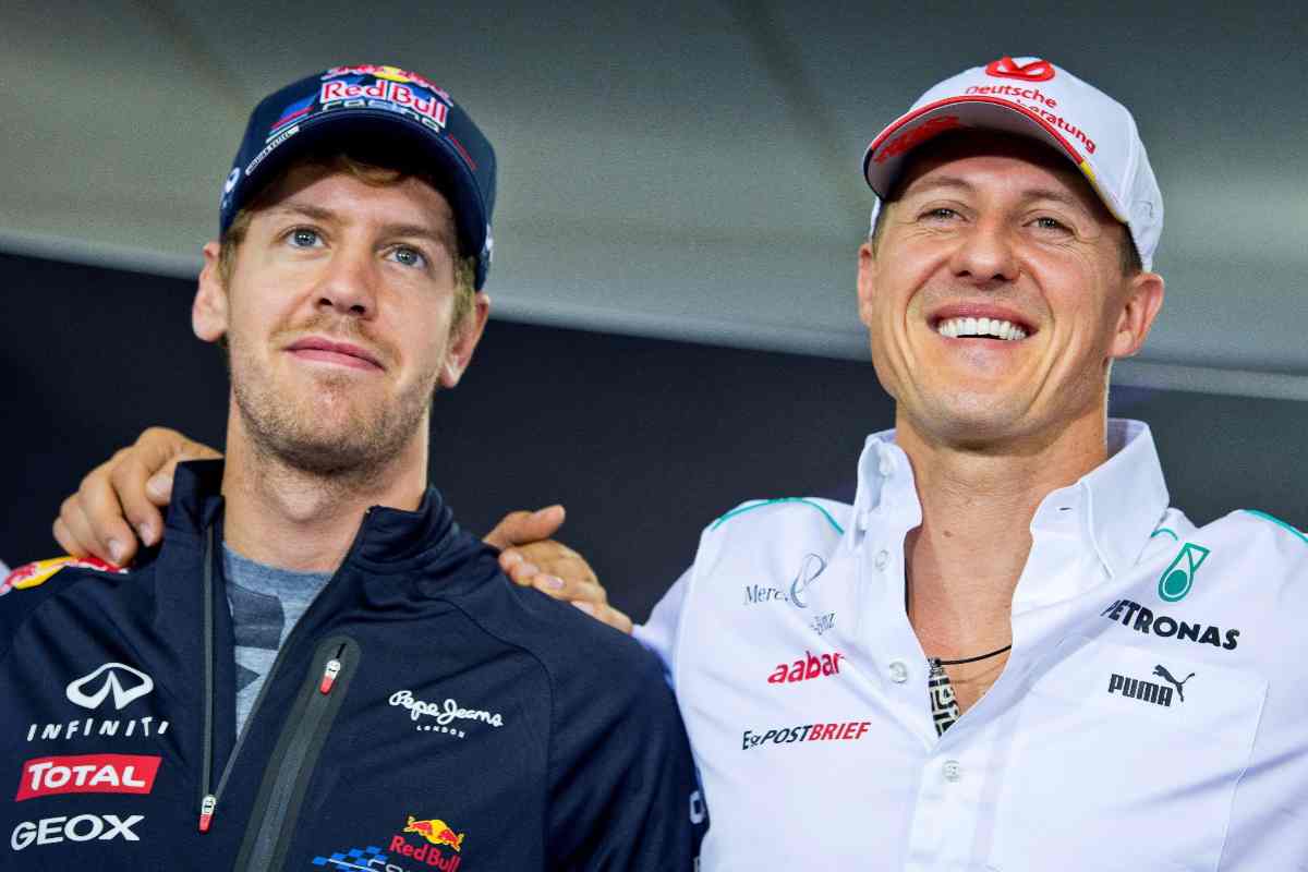 Sebastian Vettel e Michael Schumacher parole commoventi