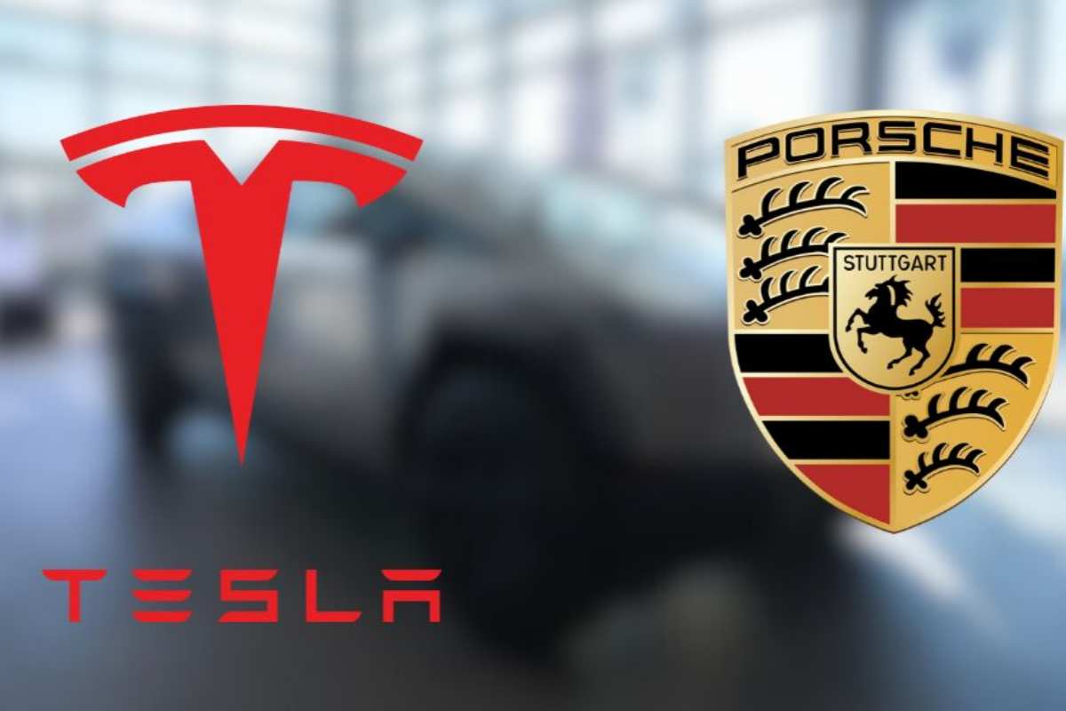 Tesla distrugge una Porsche