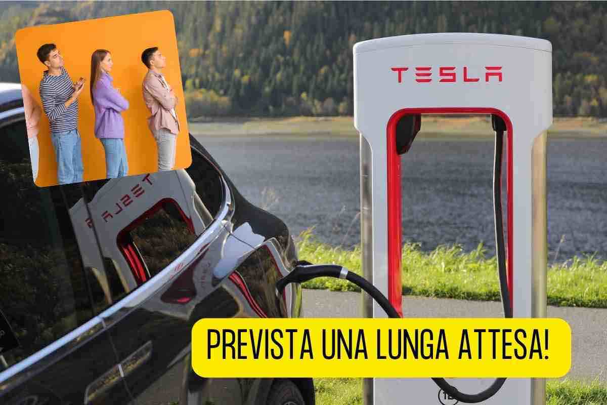 Tesla ricarica auto